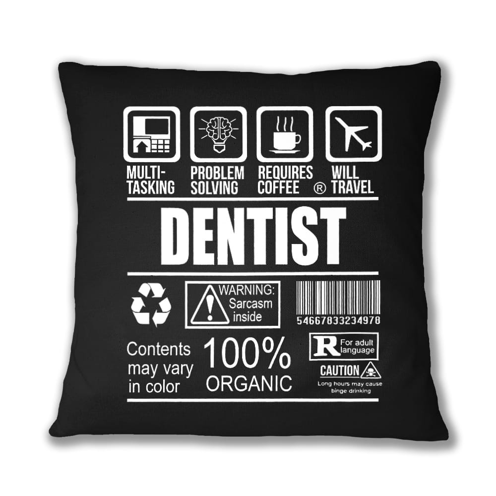 Dentist facts Párnahuzat