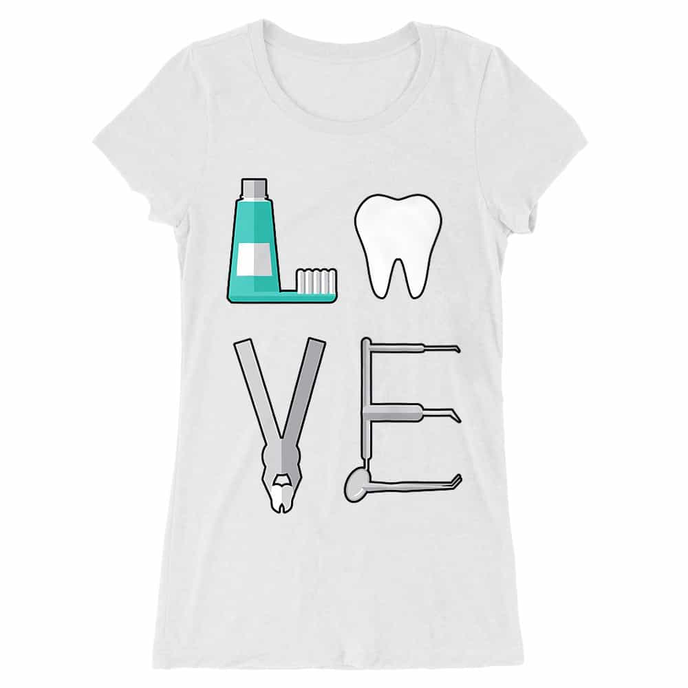 Dentist love Női Hosszított Póló
