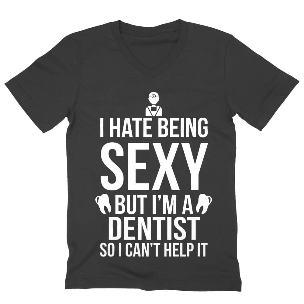 Sexy dentist Férfi V-nyakú Póló