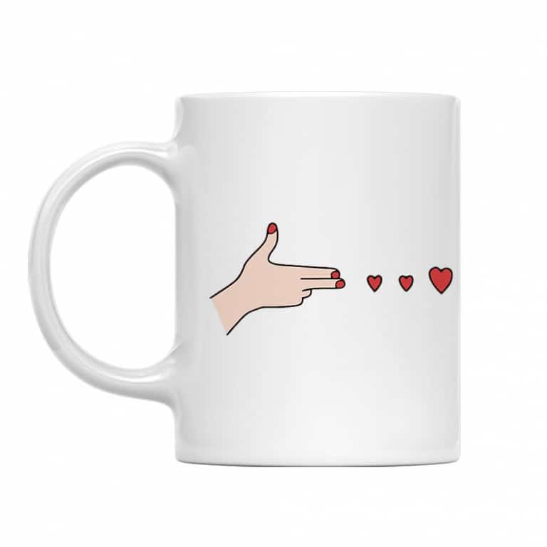 Best friend hand - red