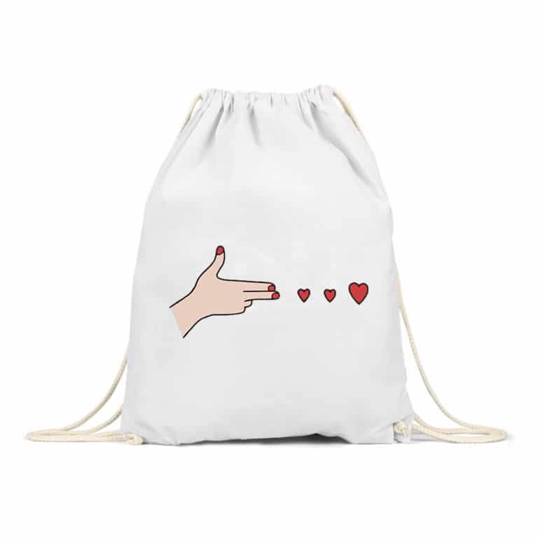 Best friend hand - red