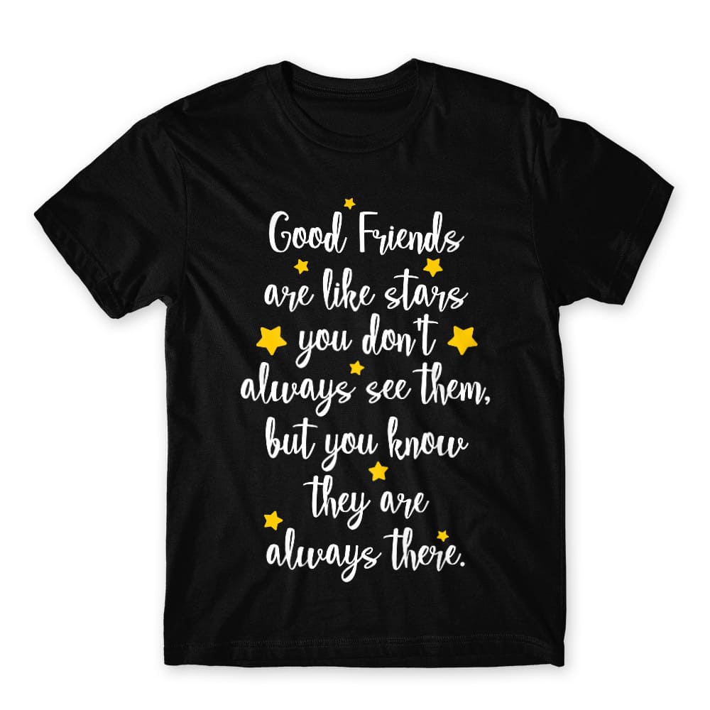 Friends are like stars Férfi Póló