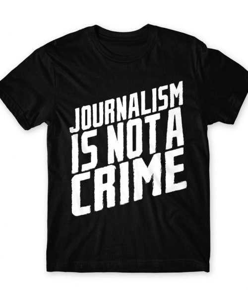 Journalism is not a crime Újságíróknak Férfi Póló - Újságíróknak
