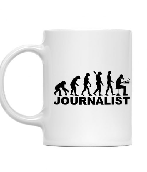 Journalist evolution Újságíróknak Bögre - Újságíróknak