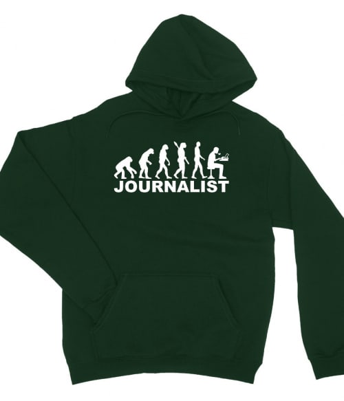 Journalist evolution Újságíróknak Pulóver - Újságíróknak