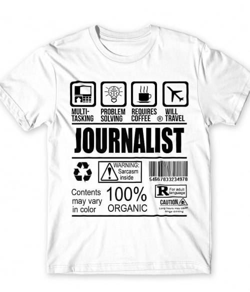 Journalist facts Újságíróknak Póló - Újságíróknak