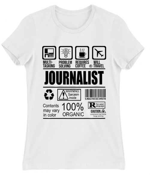 Journalist facts Póló - Ha Journalist rajongó ezeket a pólókat tuti imádni fogod!