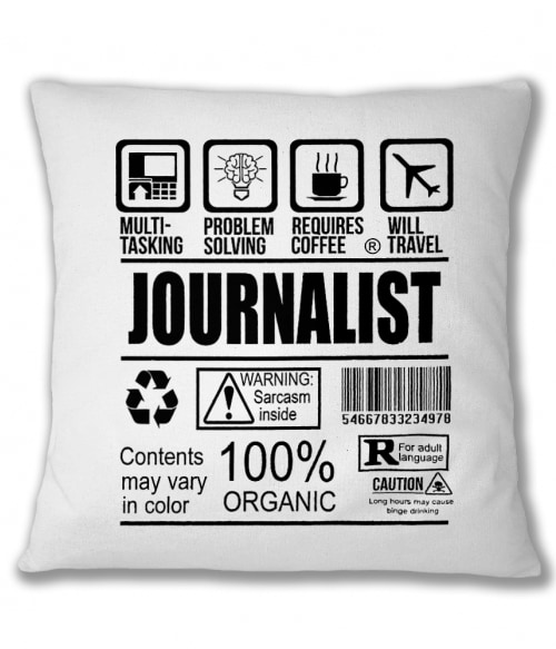 Journalist facts Újságíróknak Párnahuzat - Újságíróknak