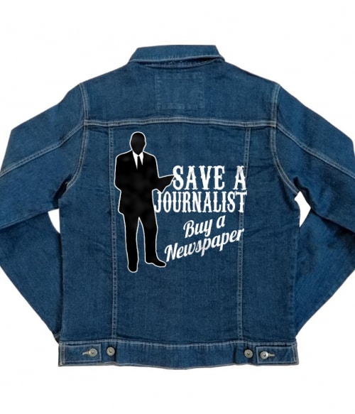 Save a journalist, buy a newspaper Újságíróknak Kabát - Újságíróknak