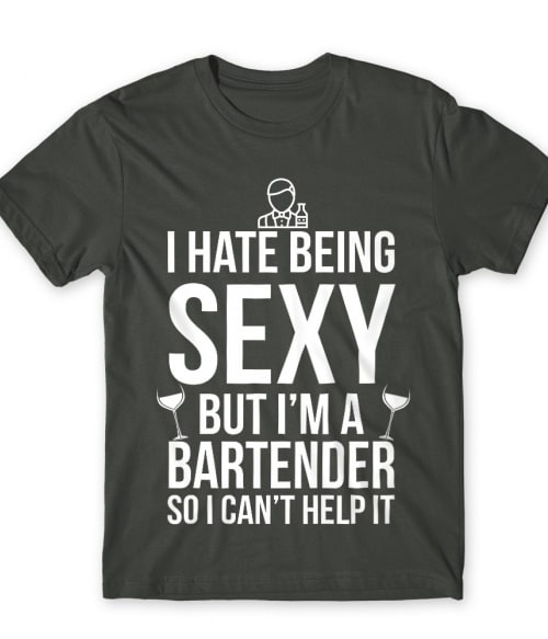 Sexy bartender Póló - Ha Bartender rajongó ezeket a pólókat tuti imádni fogod!