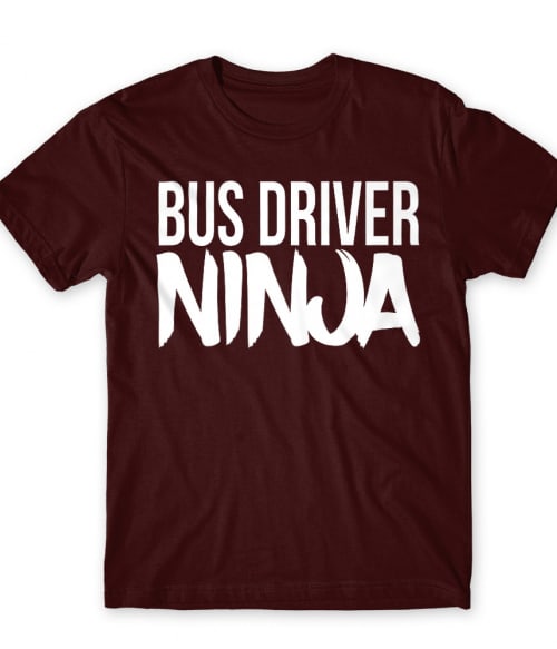 Bus Driver Ninja Buszsofőr Póló - Sofőr