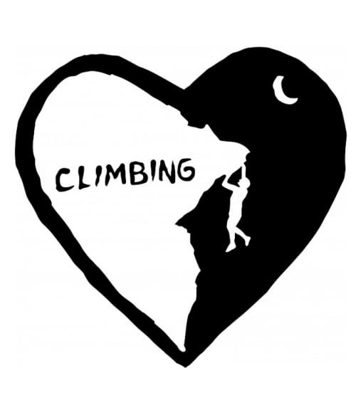 Climbing heart Falmászás Pólók, Pulóverek, Bögrék - Sport