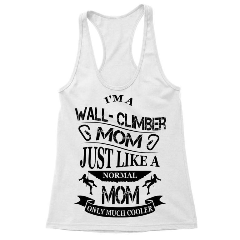 Wall climber Mom