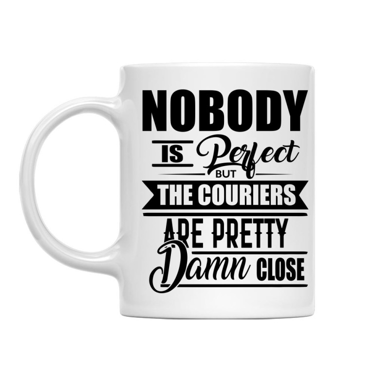 No one is perfect - courier