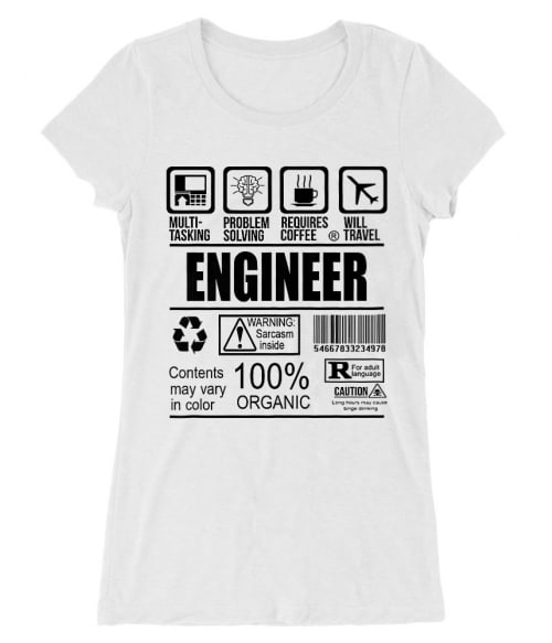 Engineer facts Póló - Ha Engineer rajongó ezeket a pólókat tuti imádni fogod!