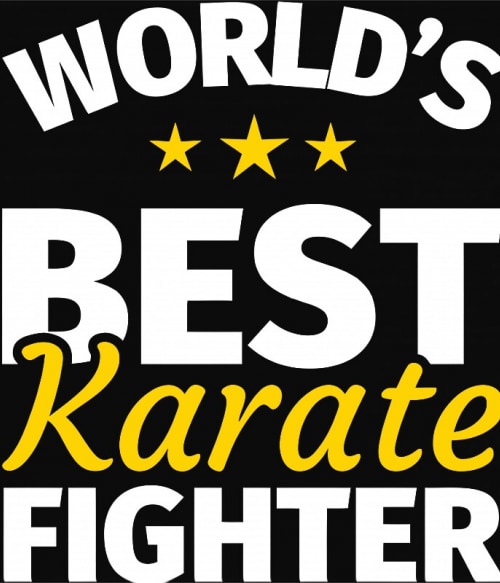 Best karate fighter Karate Pólók, Pulóverek, Bögrék - Sport