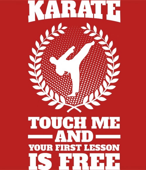 First lesson is free Karate Pólók, Pulóverek, Bögrék - Sport