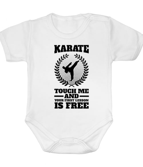 First lesson is free Póló - Ha Karate rajongó ezeket a pólókat tuti imádni fogod!