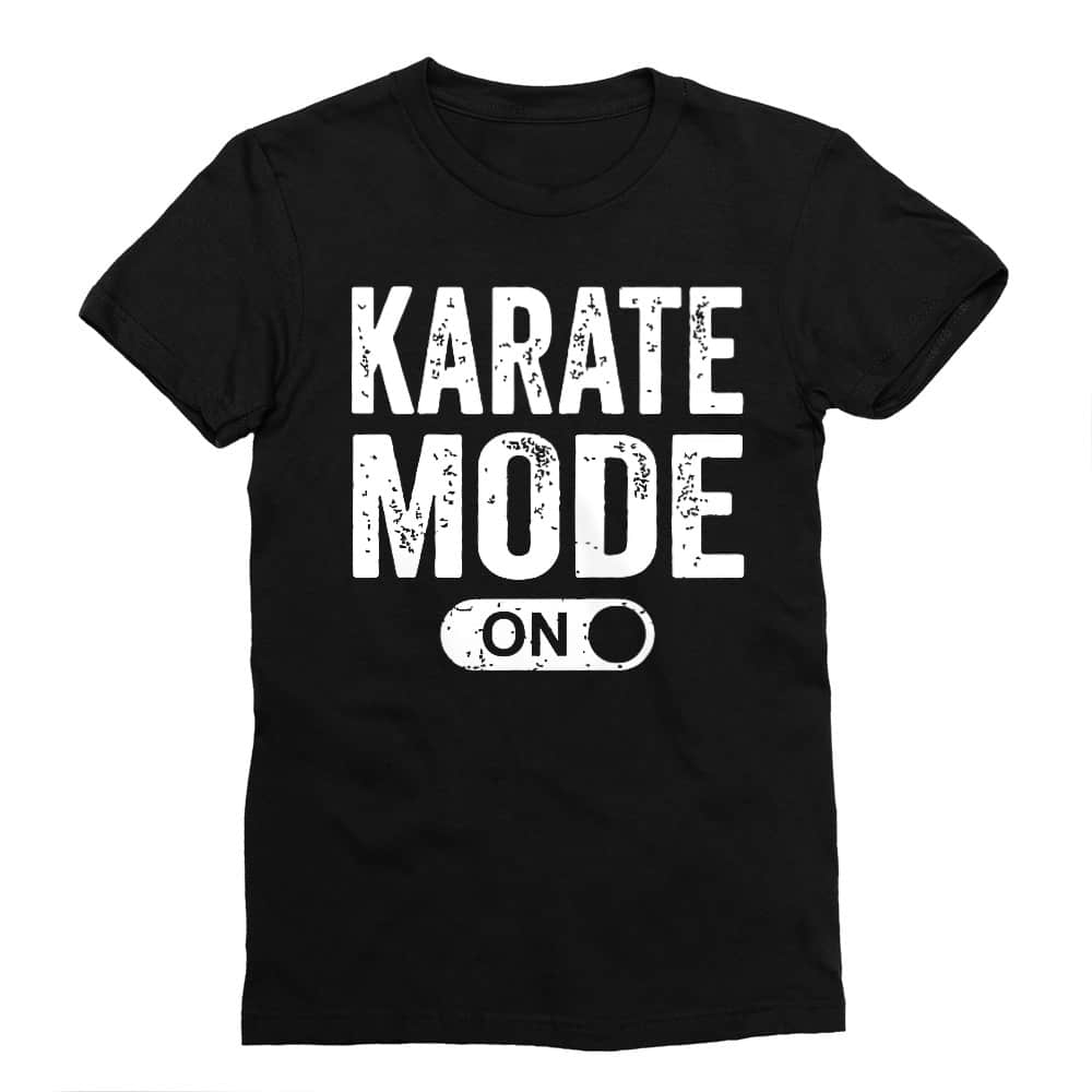 Karate mode on Férfi Testhezálló Póló