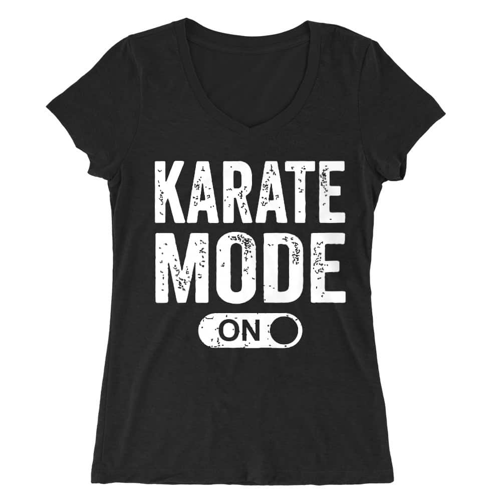 Karate mode on Női V-nyakú Póló