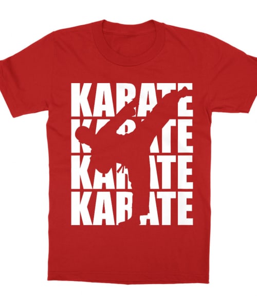 Karate silhouette Póló - Ha Karate rajongó ezeket a pólókat tuti imádni fogod!