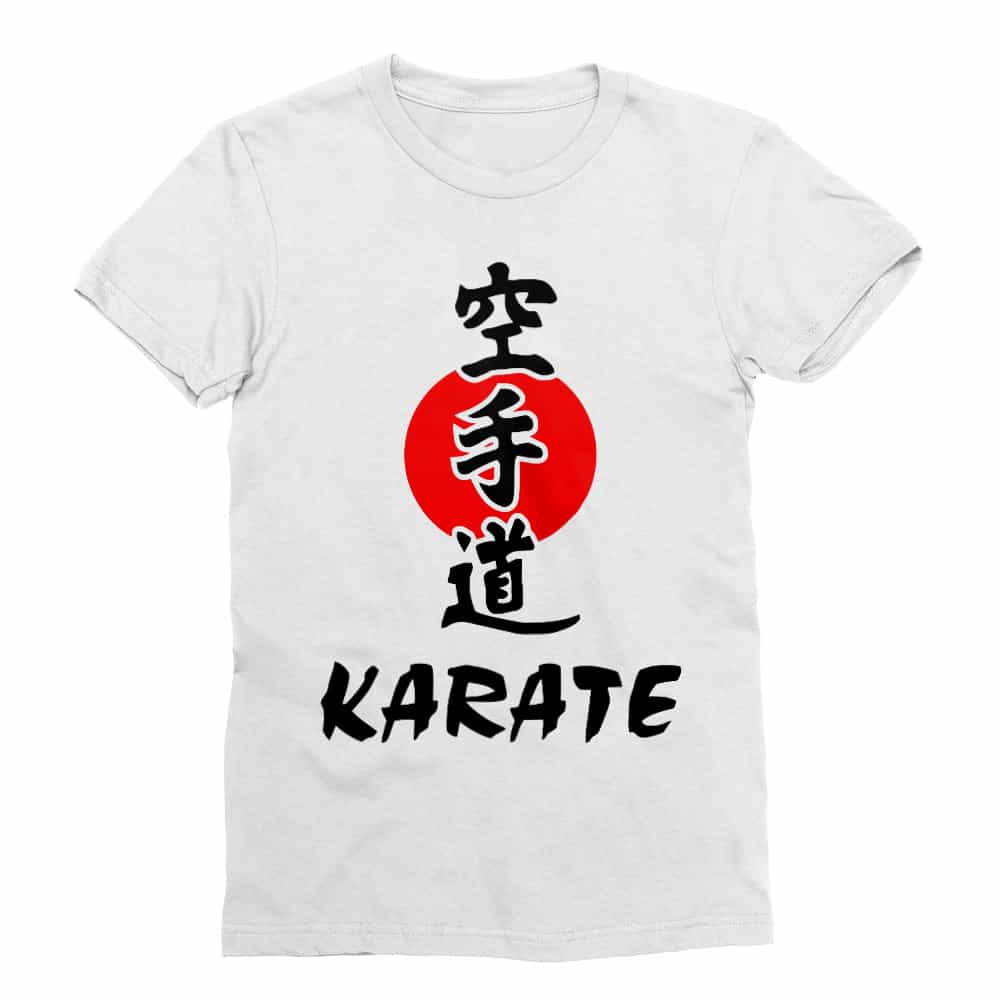 Karate text Férfi Testhezálló Póló