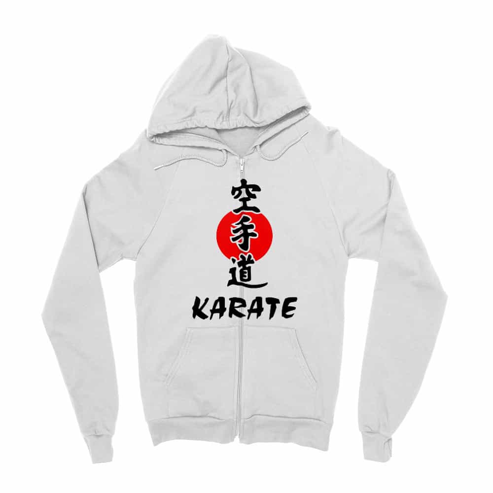 Karate text Zipzáros Pulóver