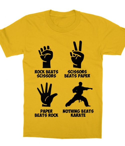 Rock scissors paper karate Póló - Ha Karate rajongó ezeket a pólókat tuti imádni fogod!