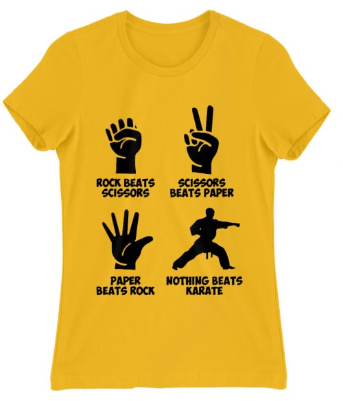 Rock scissors paper karate Póló - Ha Karate rajongó ezeket a pólókat tuti imádni fogod!