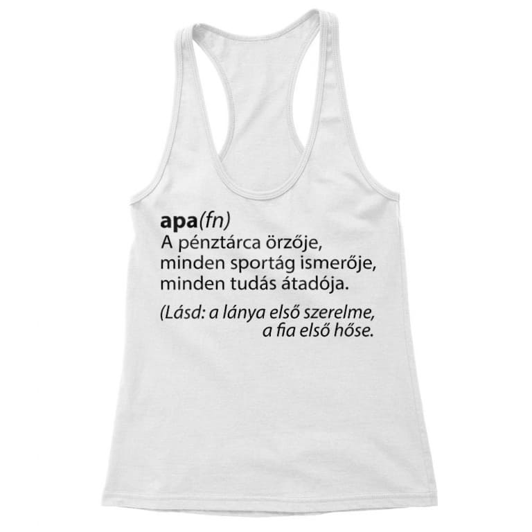 Apa definíció - Női Trikó