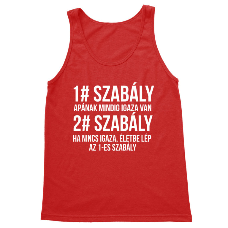 Apa szabályok - Férfi Trikó