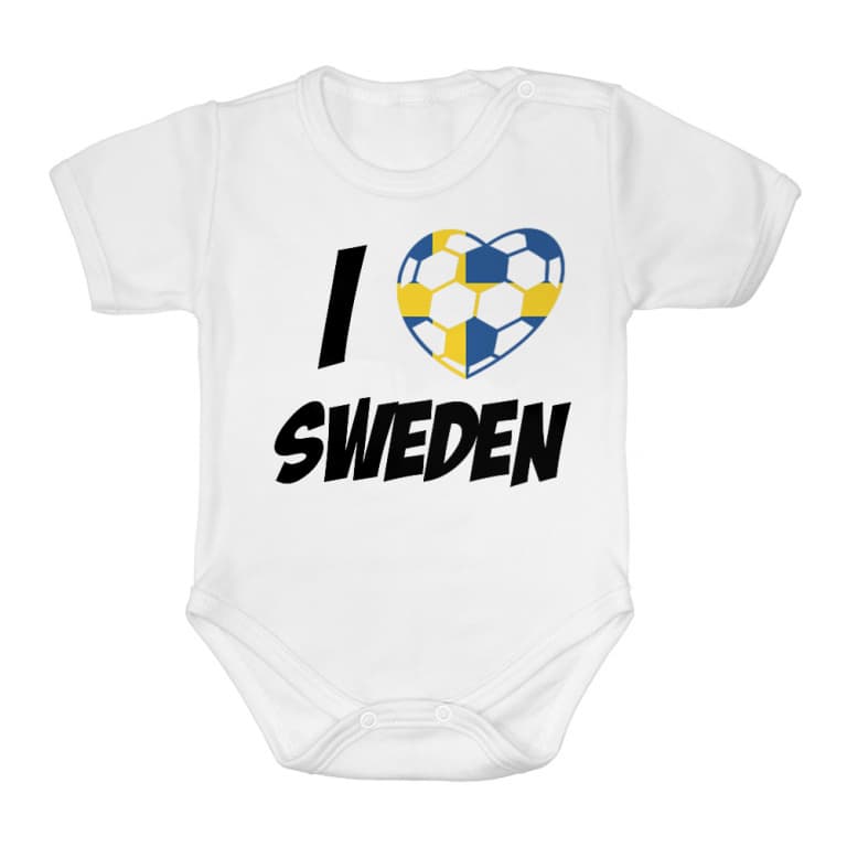 Football Love Sweden - Body bebeluș