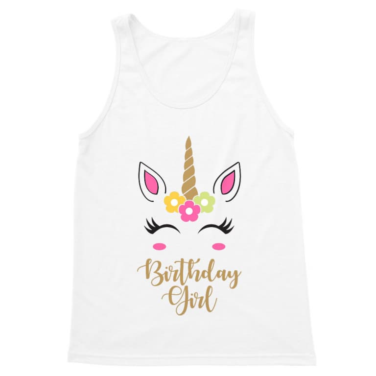 Unicorn birthday girl