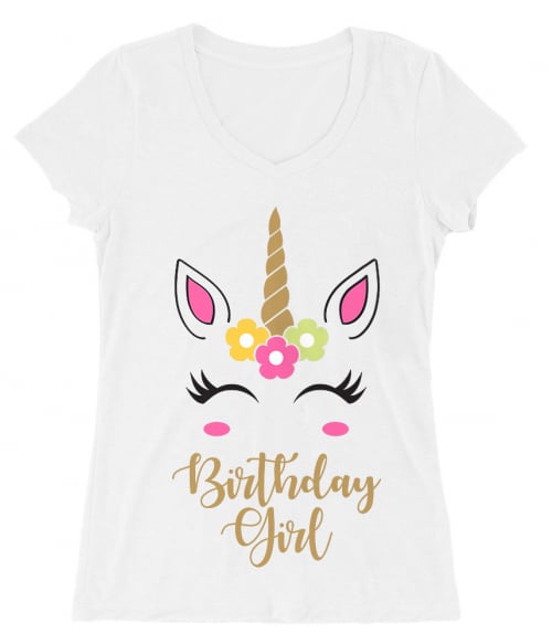 Unicorn birthday girl Póló - Ha Birthday rajongó ezeket a pólókat tuti imádni fogod!