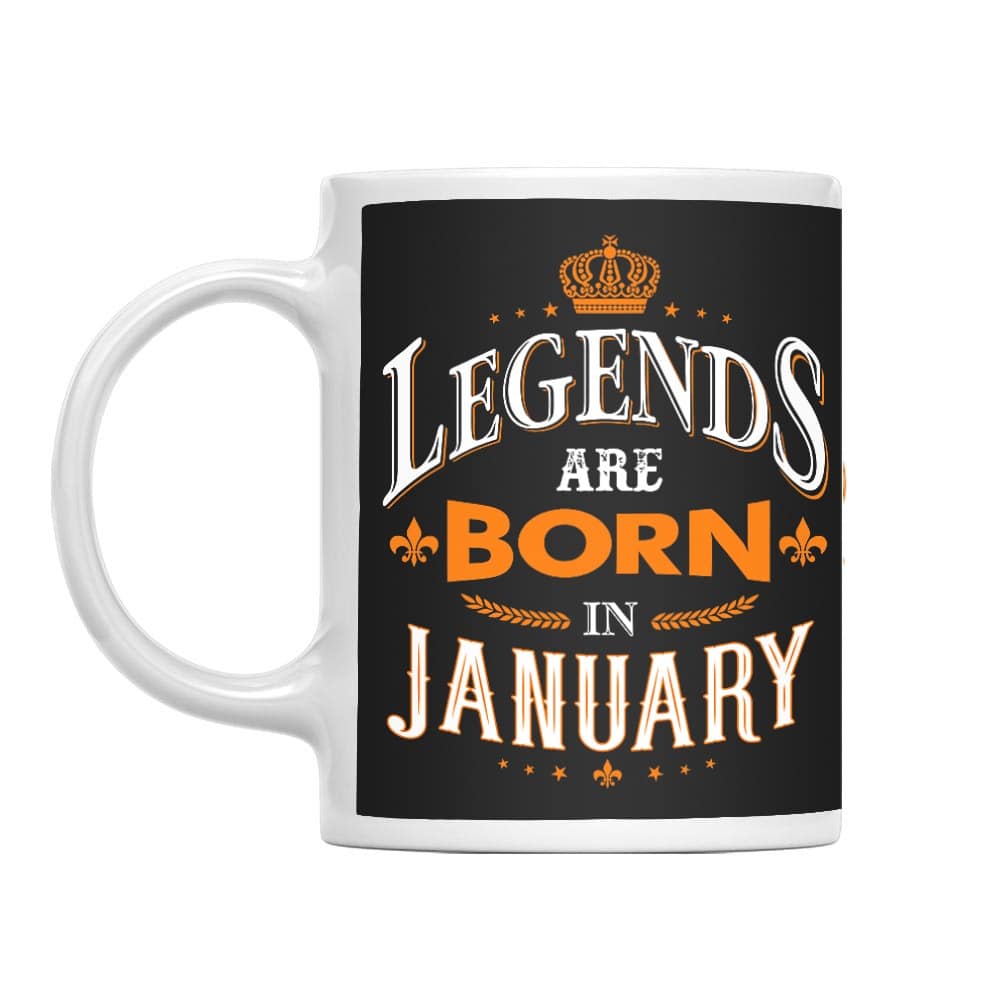 Legends are Born in January Bögre