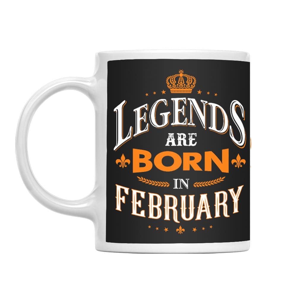 Legends are Born in February Bögre