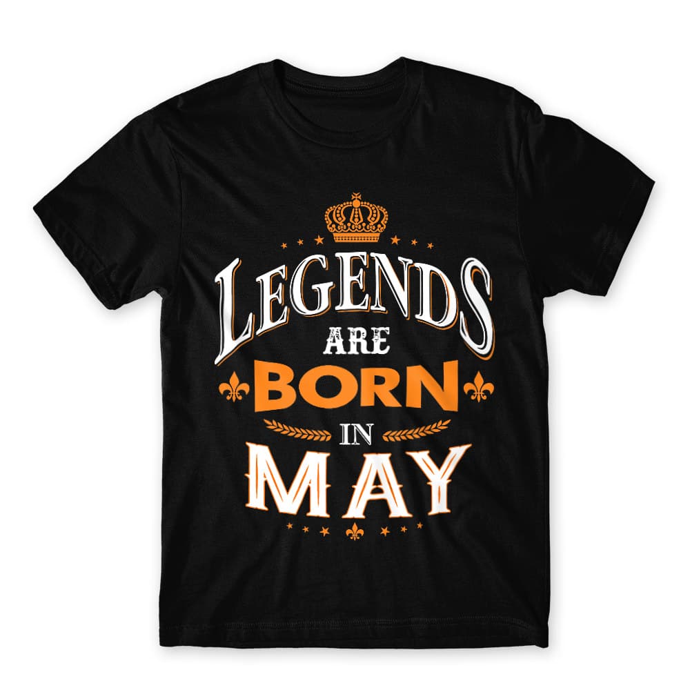 Legends are Born in May Férfi Póló