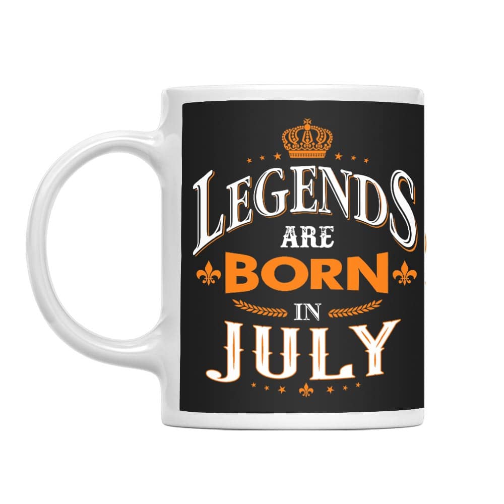 Legends are Born in July Bögre