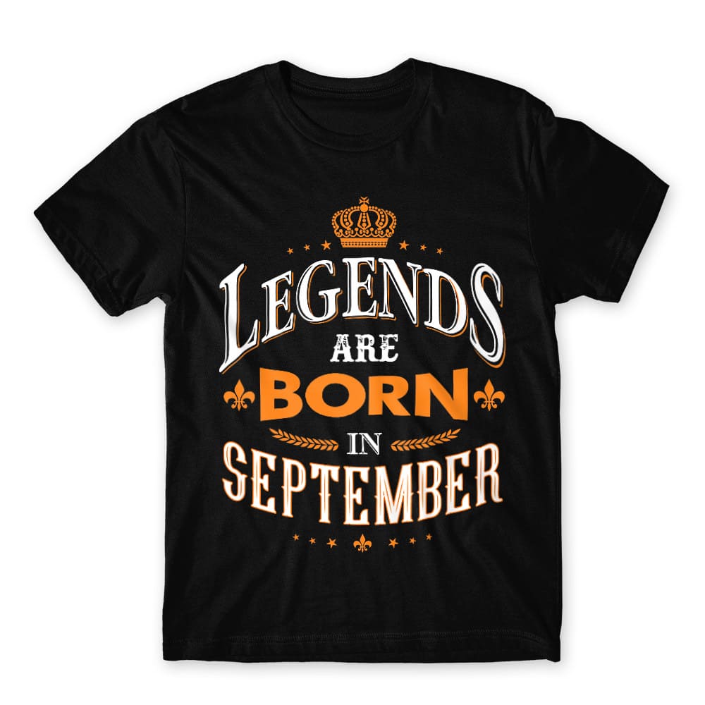Legends are Born in September Férfi Póló