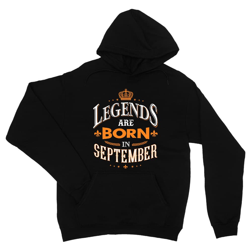 Legends are Born in September Unisex Pulóver