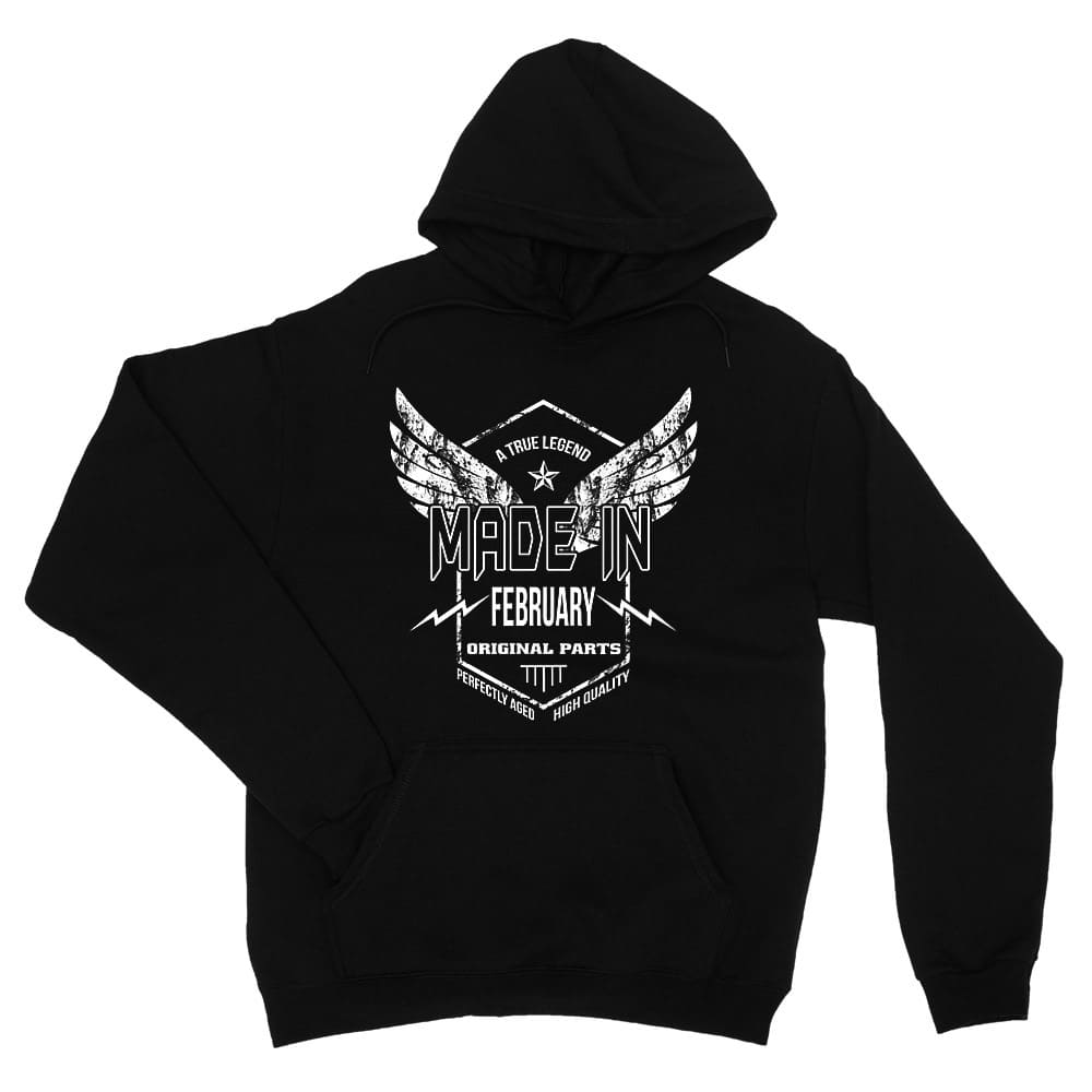 A True Legend Made In February Unisex Pulóver