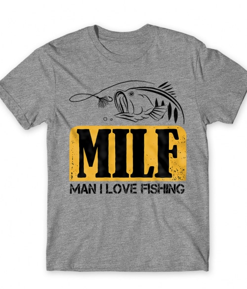 MILF Fishing Horgász Férfi Póló - Horgász
