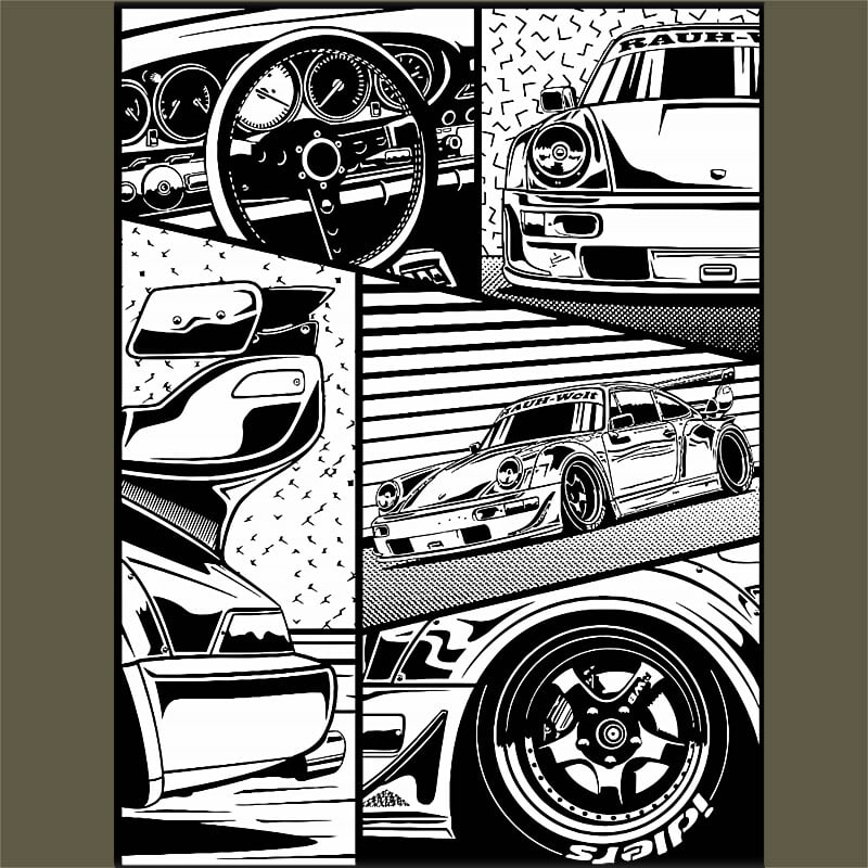 Racecar comic