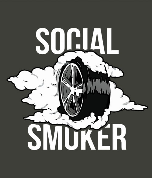Social Smoker Vezetés Pólók, Pulóverek, Bögrék - Vezetés