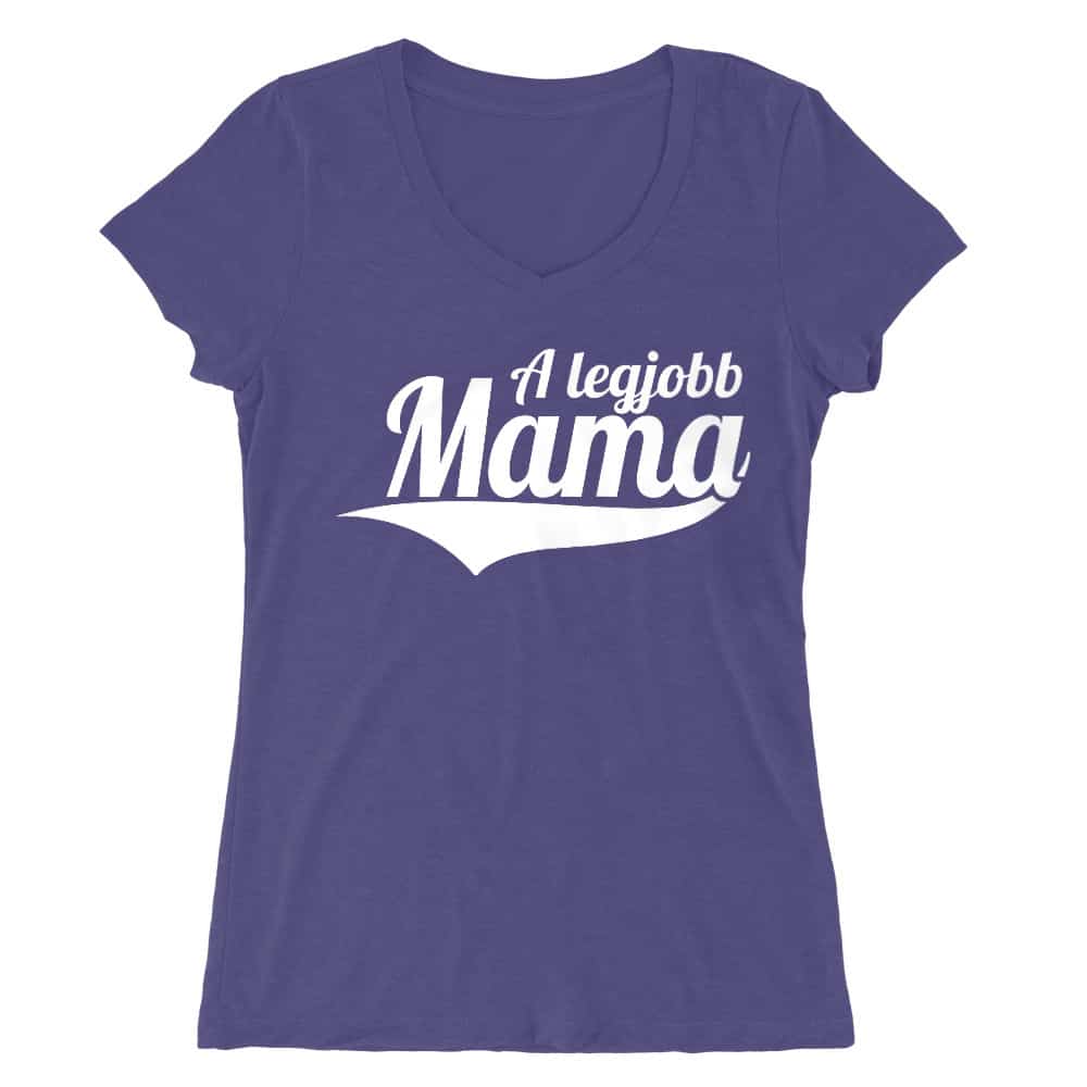 A legjobb Mama Női V-nyakú Póló