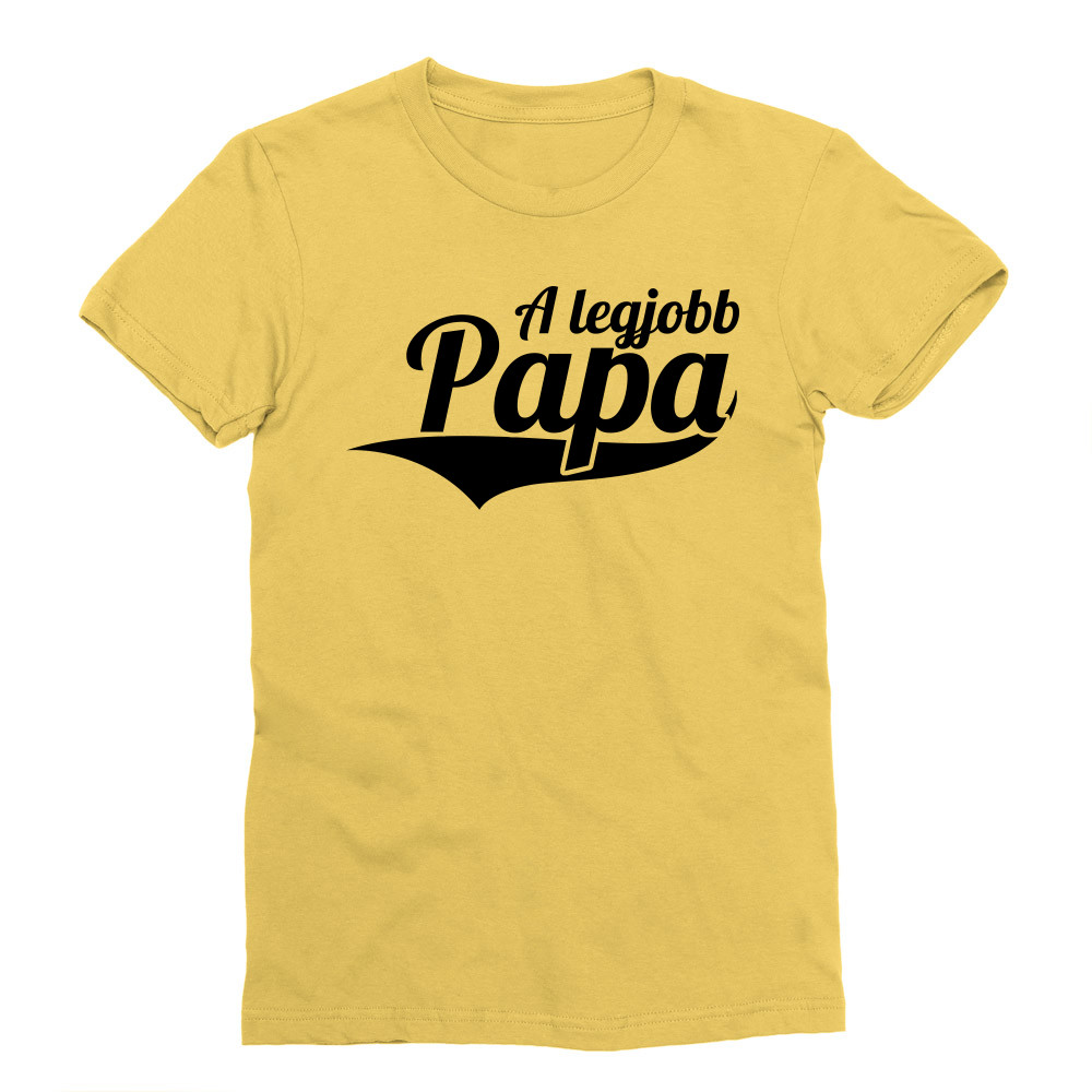 A legjobb Papa Férfi Testhezálló Póló
