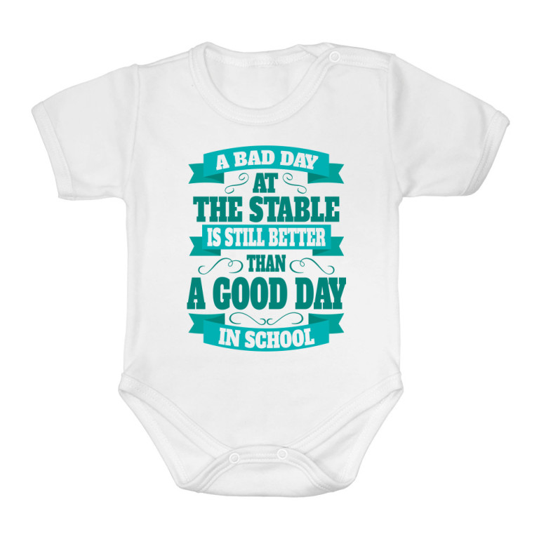 Bad day at the stables vs good day at work