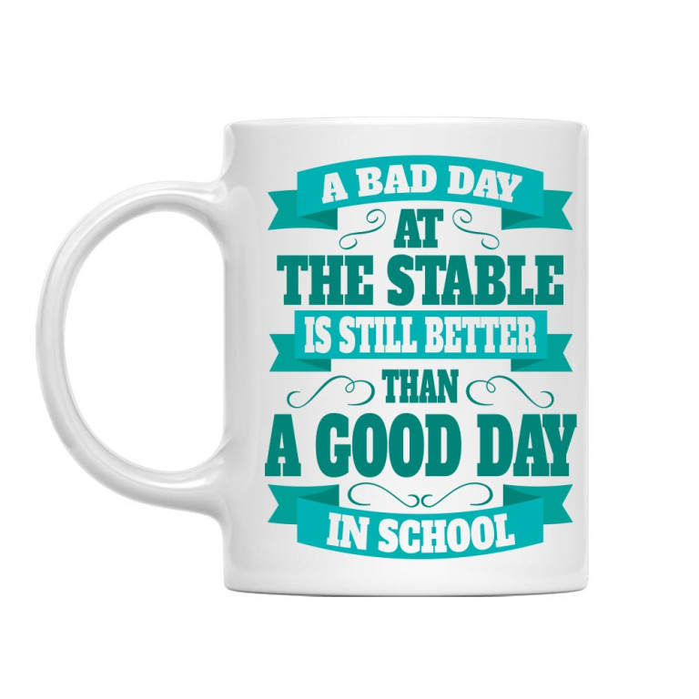 Bad day at the stables vs good day at work