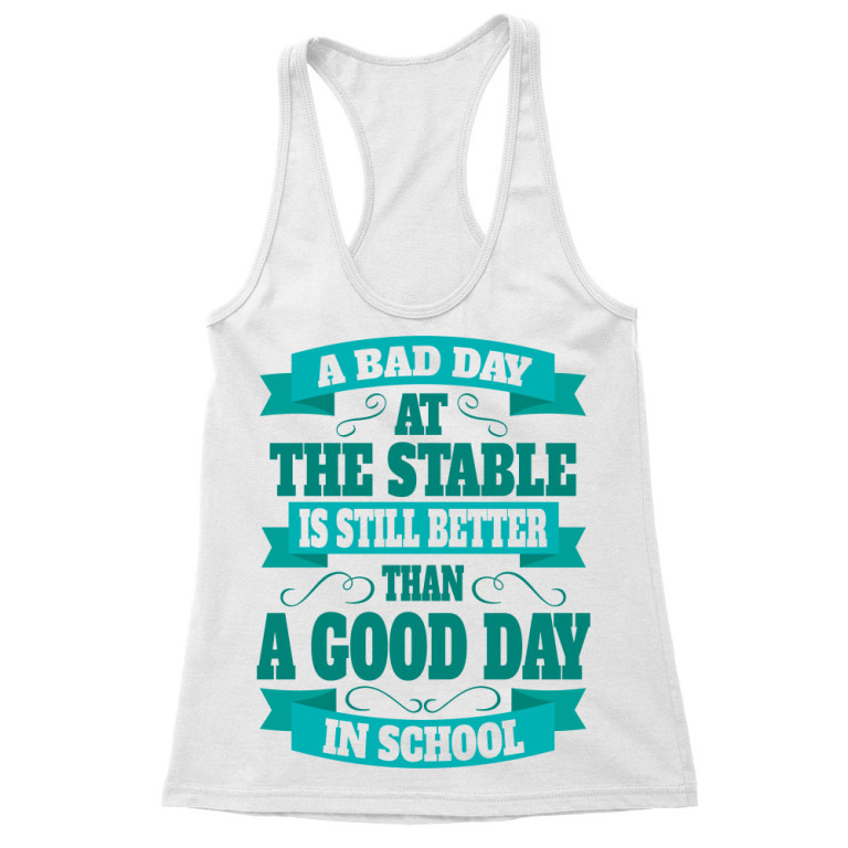 Bad day at the stables vs good day at work