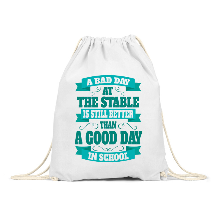 Bad day at the stables vs good day at work